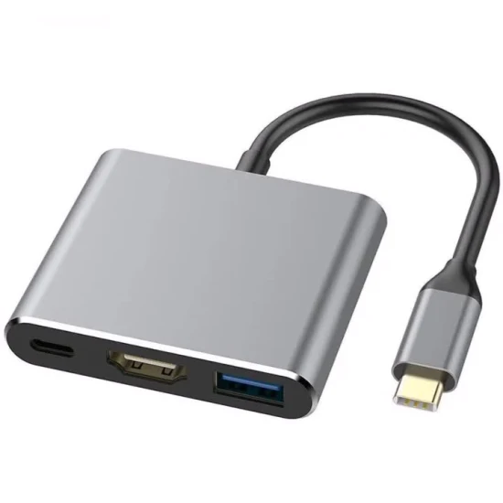USB-C 확장기-HDMI+USB3.0*2+Pd+SD/TF 카드 리더기 다기능 어댑터